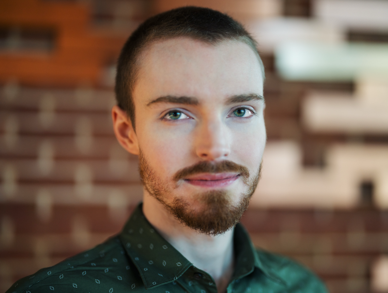 A nice picture of Logan Stevens.